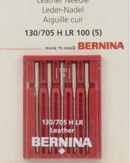 Aguja Bernina, cabeza plana, piel 705 Nº100