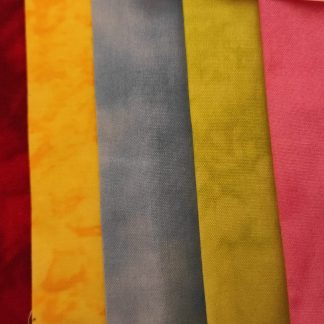 7 Trozos de tela marmoleada 55 x 141