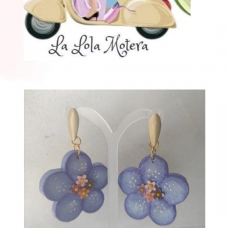 Pendientes flor