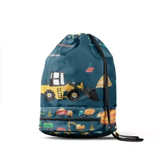 Panel mochila impermeable, vehiculos de construccion